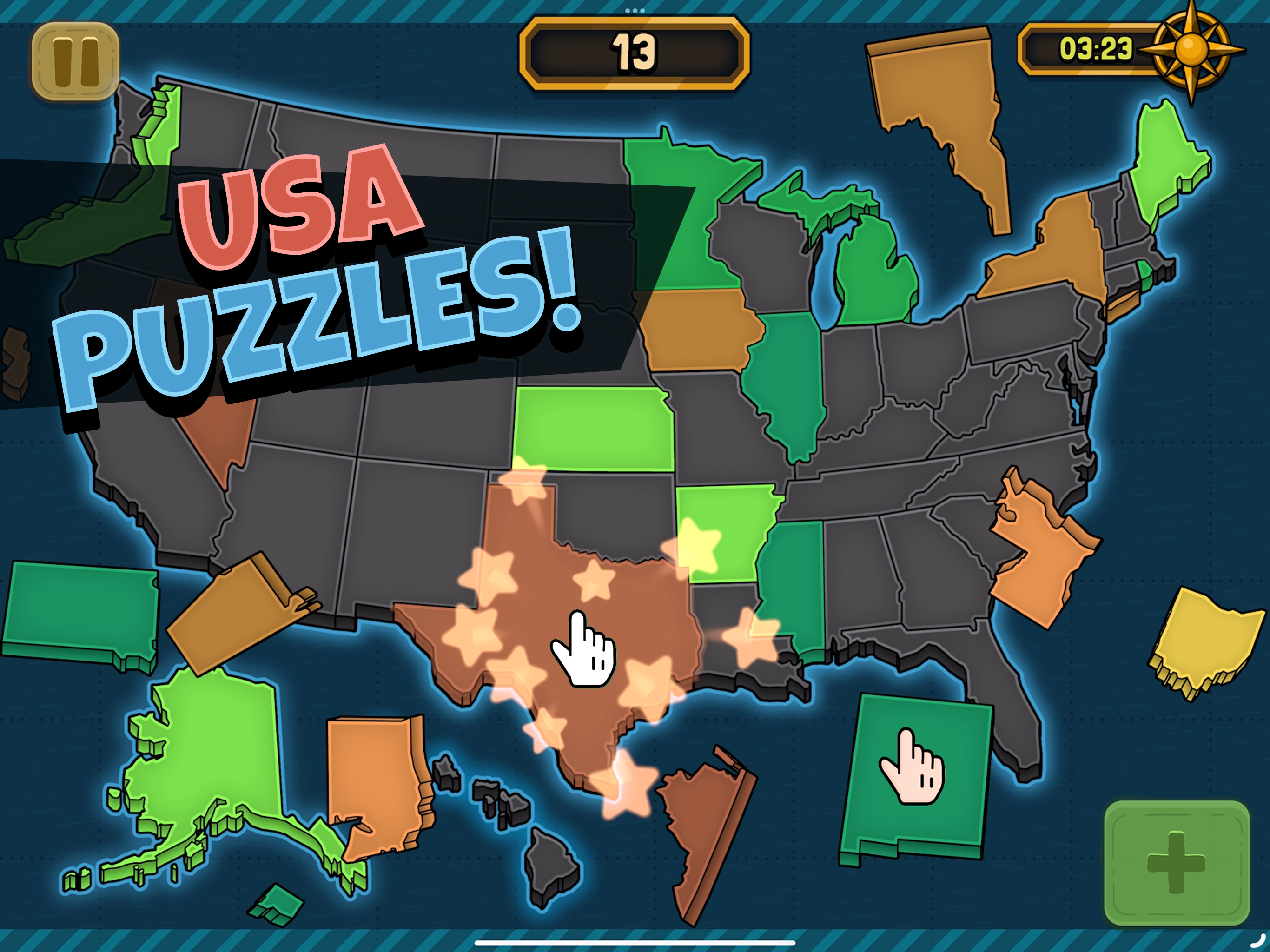 Play the States Puzzle Game